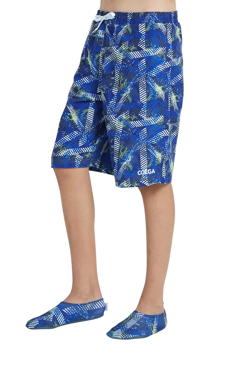 COEGA SUNWEAR  COEGA  Boys Youth Boardshorts - Grey Blue Stripes for Men | Best Price UAE